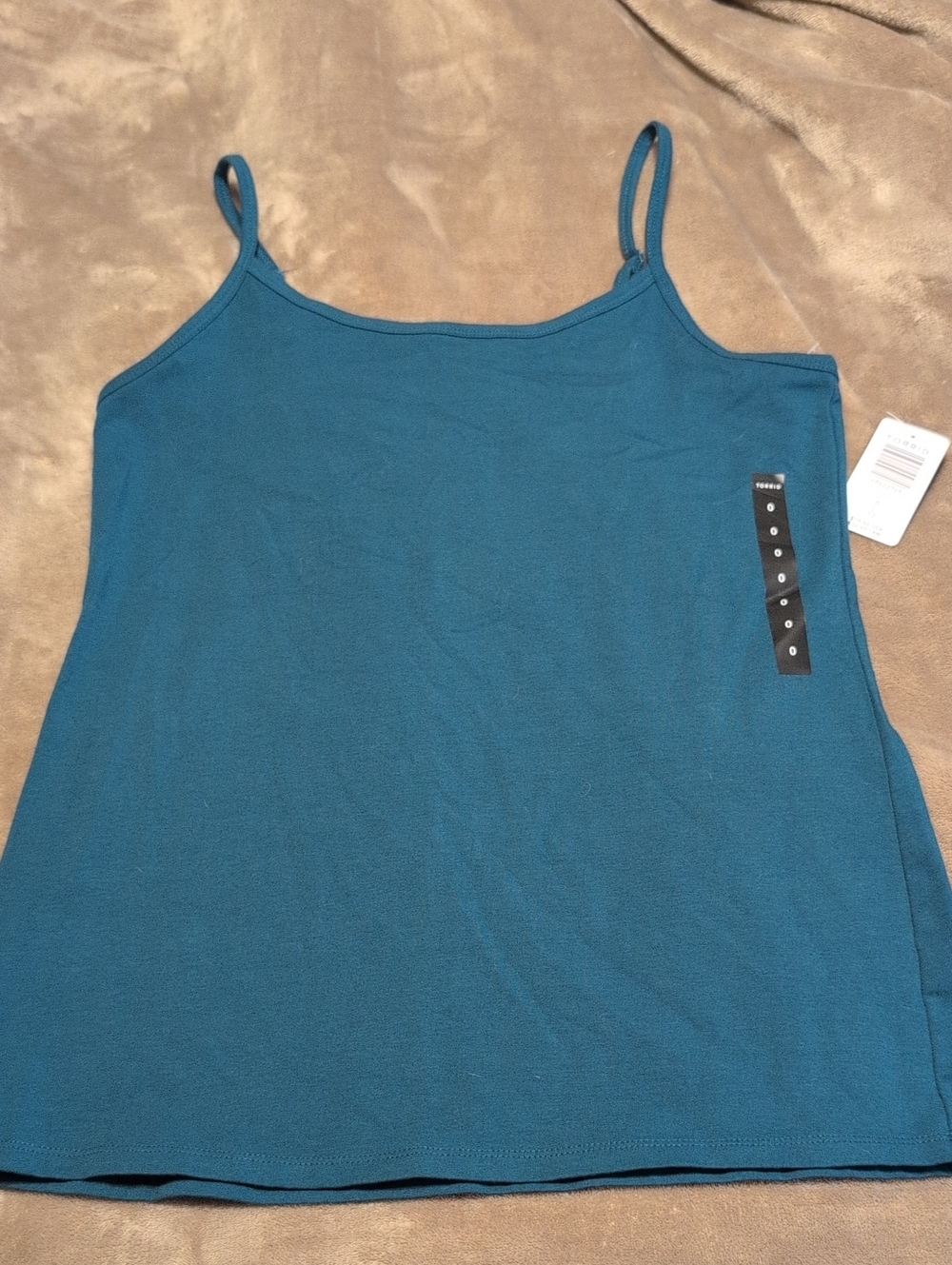 torrid Foxy Deep Teal Spaghetti Strap Camisole Size 0